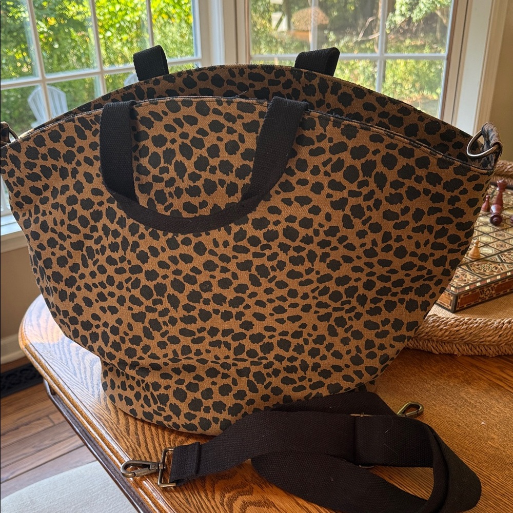 Leopard Print Tote Bag